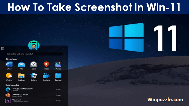 How to take screenshot in windows 11 2021
