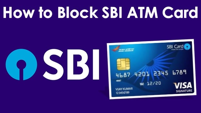 How to Block SBI ATM Card