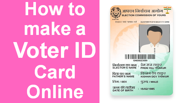 How to make a voter id card online
